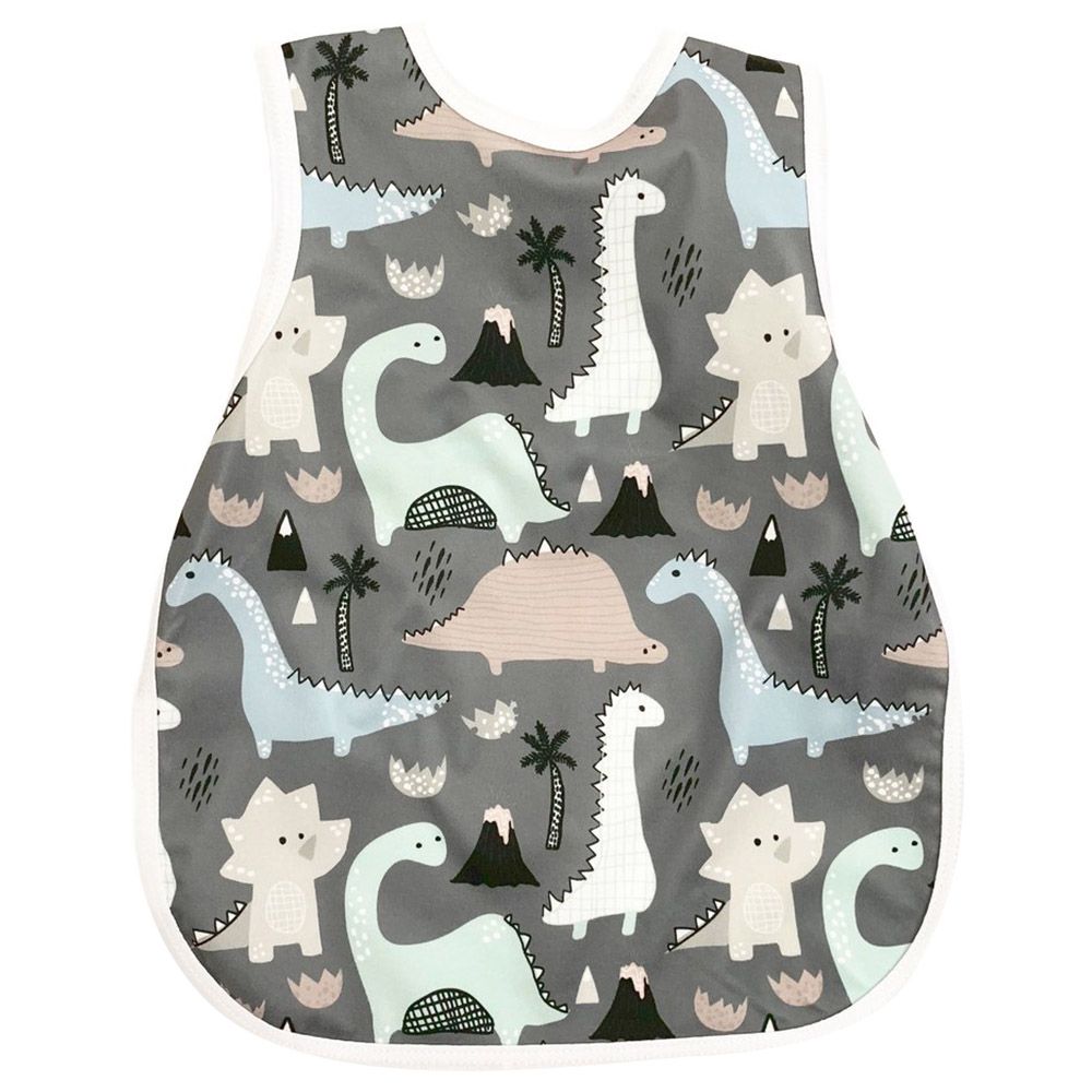 BapronBaby Feeding Bib - Dinosaur Drawing