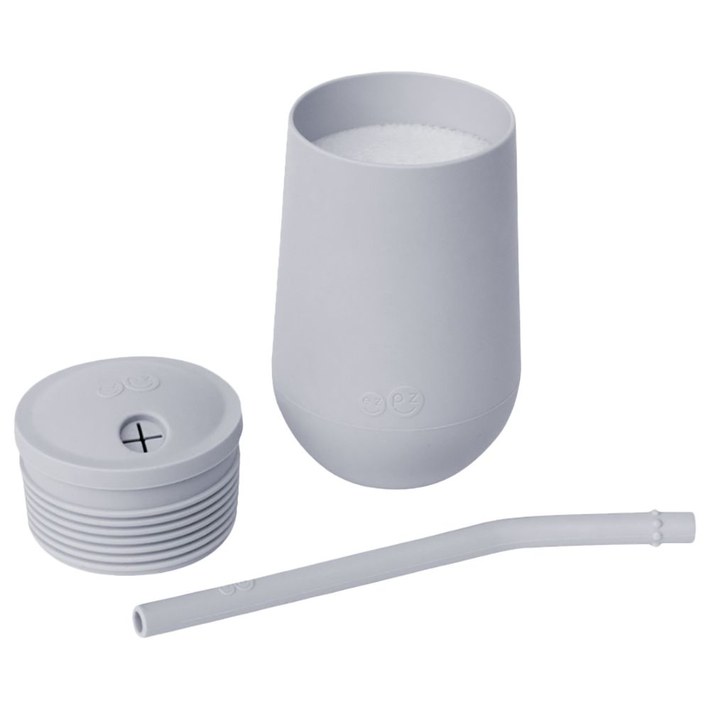 Ezpz - Happy Cup & Straw System - Pewter