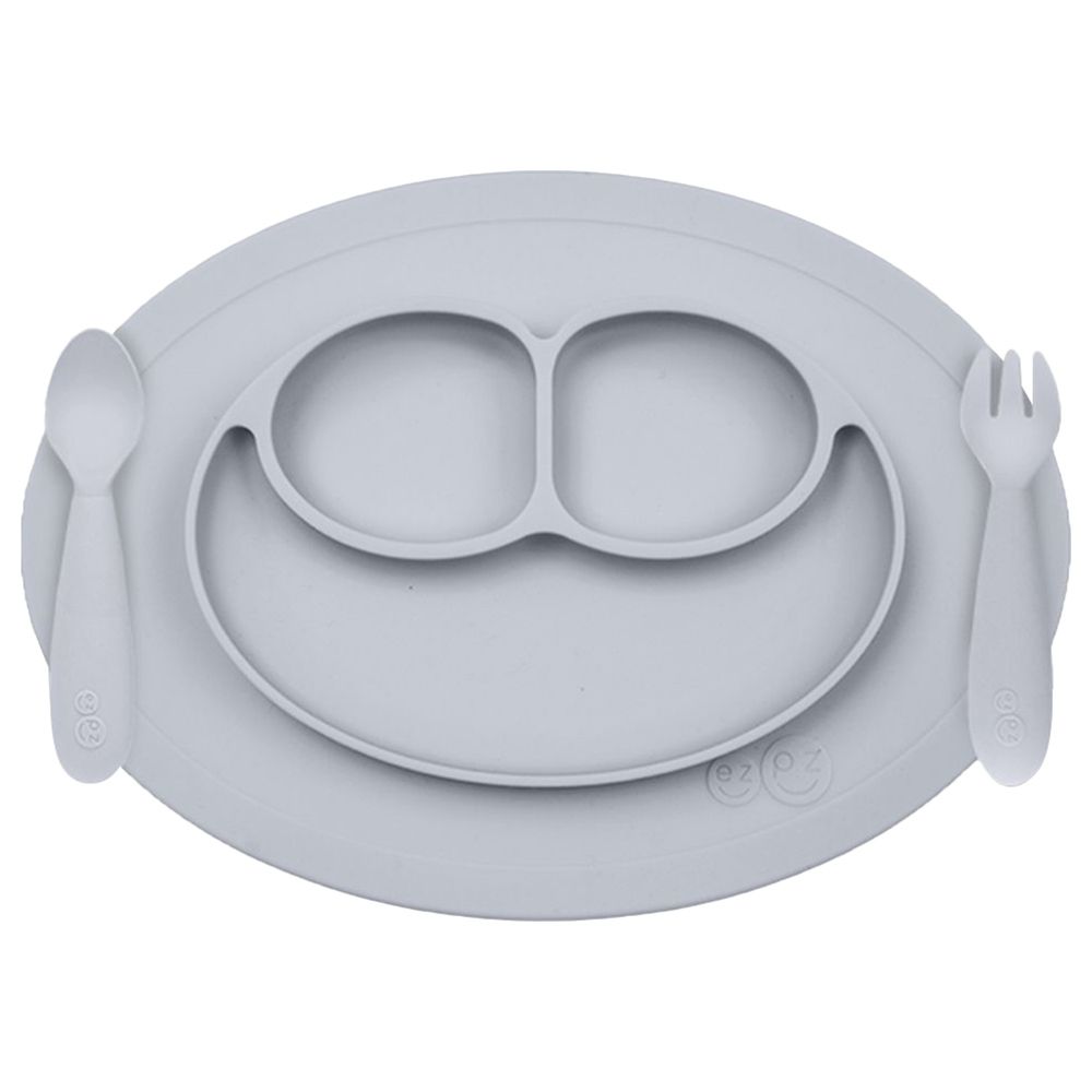 Ezpz - Mini Feeding Set - Pewter