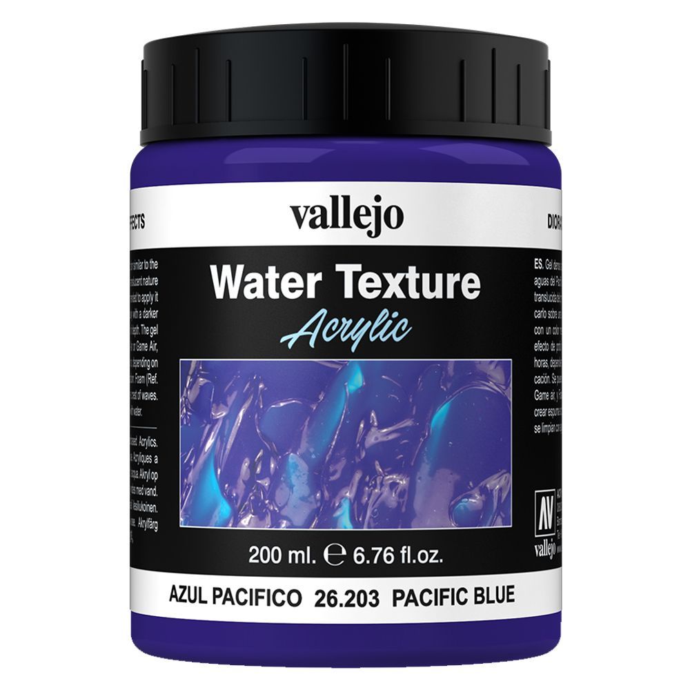 Vallejo - 26.203 Water Texture 200ml - Pacific Blue