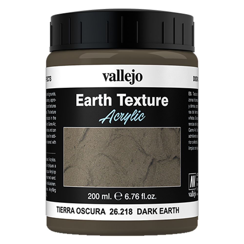 Vallejo - 26.218 Ground Texture 200ml - Dark Earth