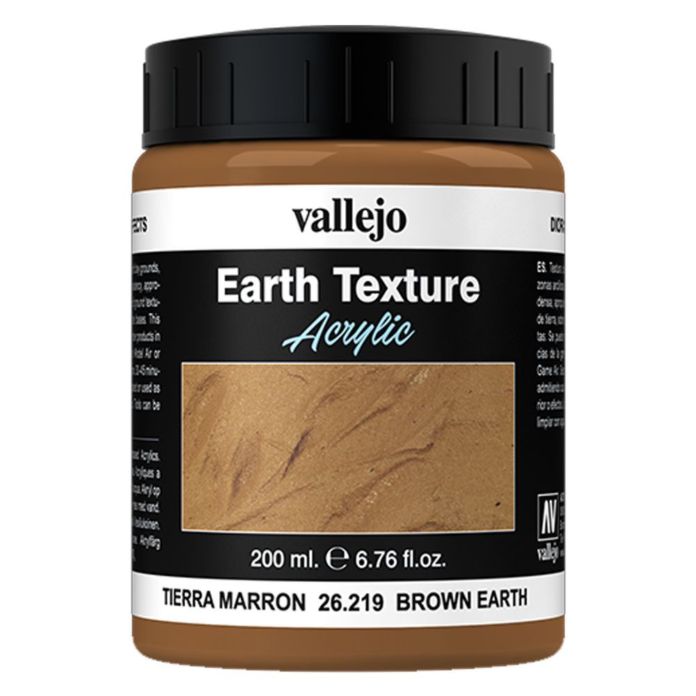 Vallejo - 26.219 Ground Texture 200ml - Brown Earth