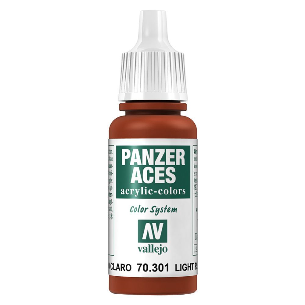 Vallejo - 70.301 Panzer Aces Paint 17ml - Light Rust