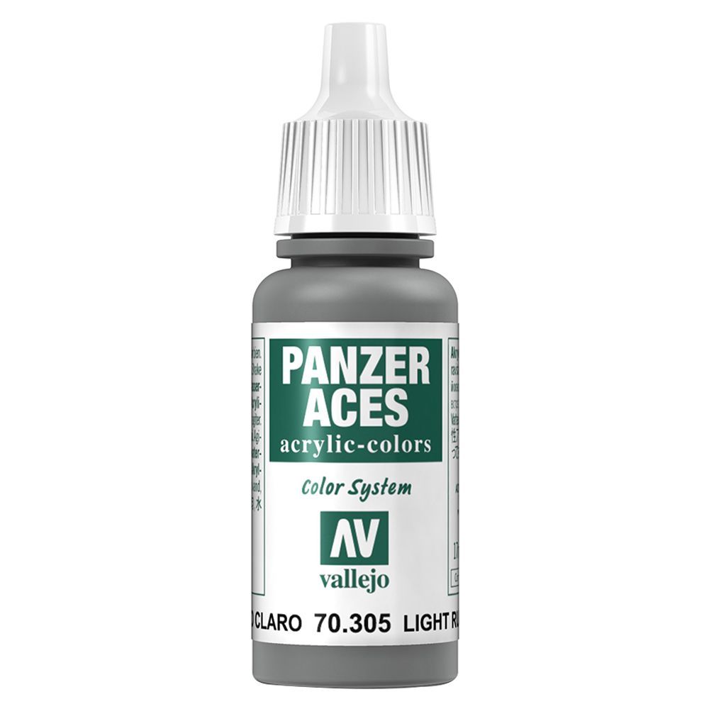 Vallejo - 70.305 Panzer Aces Paint 17ml - Light Rubber