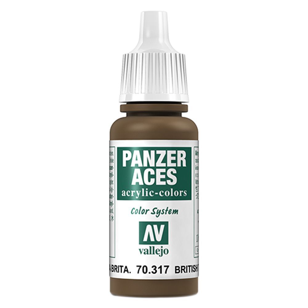 Vallejo - 70.317 Panzer Aces Paint 17ml - British Tank Crew