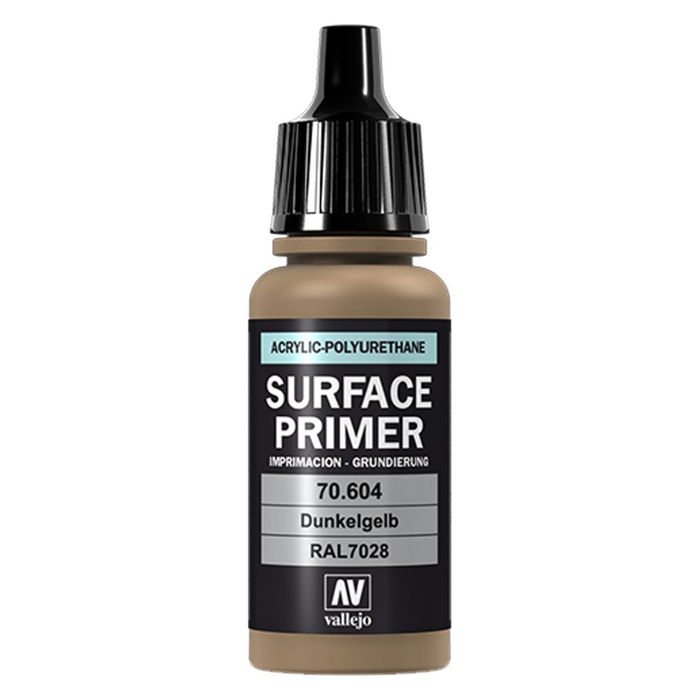 Vallejo - 70.604 Surface Primer 17ml - German Dark Yellow