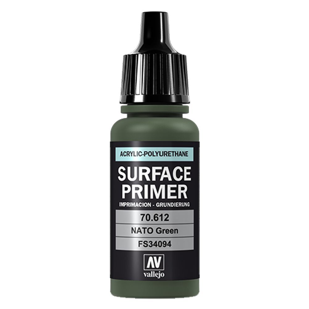 Vallejo - 70.612 Surface Primer 17ml - NATO Green