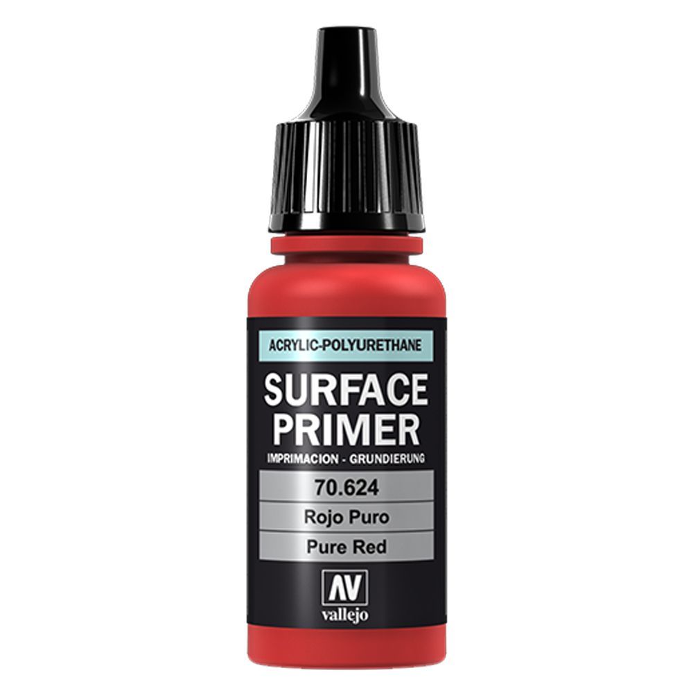 Vallejo - 70.624 Surface Primer 17ml - Pure Red