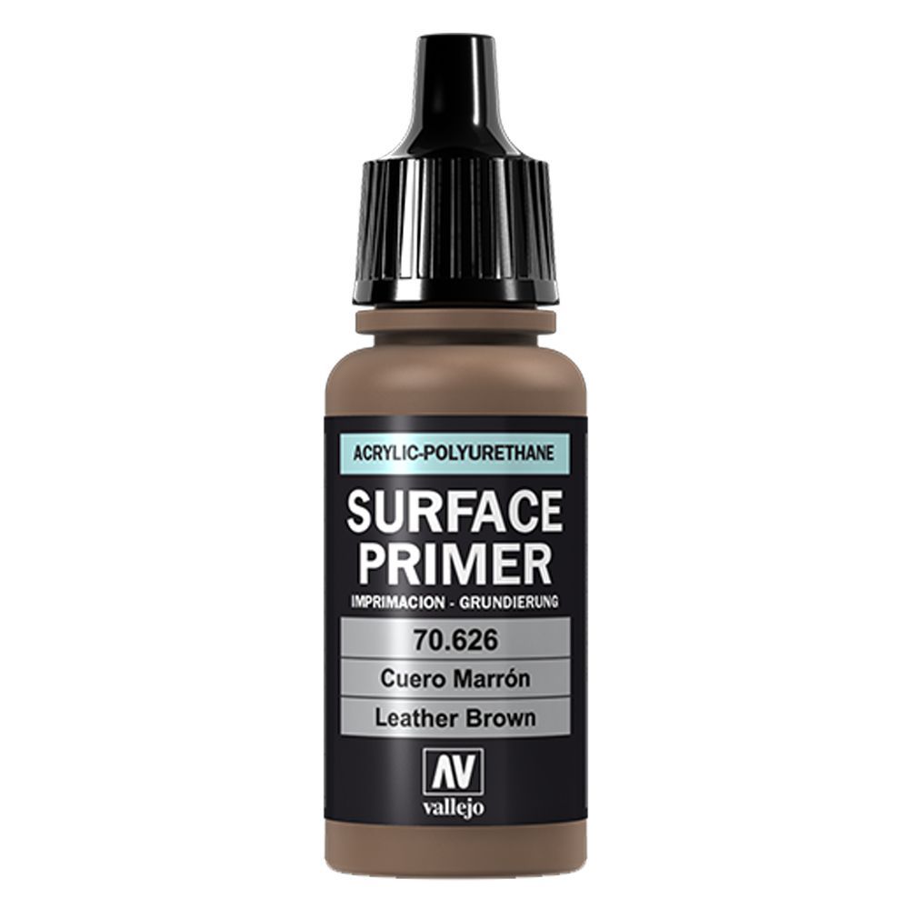 Vallejo - 70.626 Surface Primer 17ml - Leather Brown