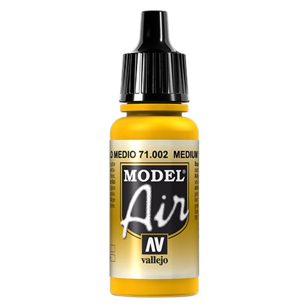 Vallejo - 71.002 Model Air Paint Medium 17ml - Yellow