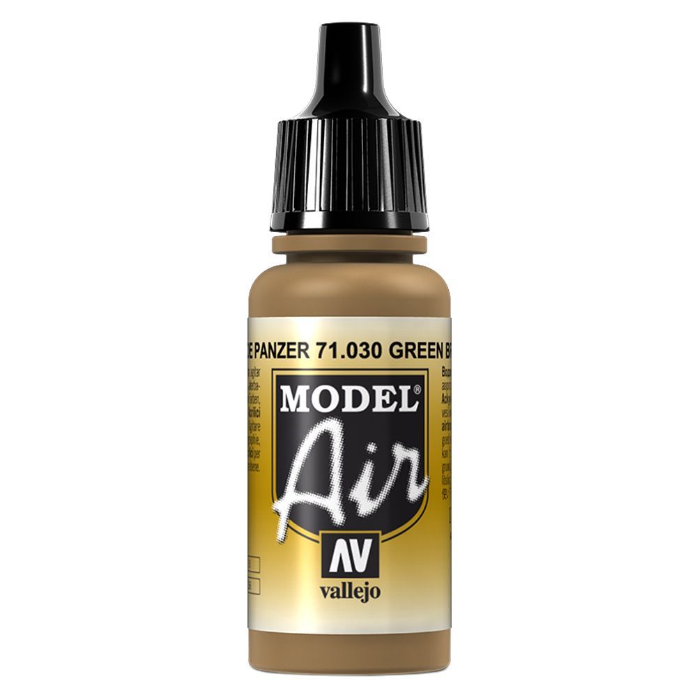 Vallejo - 71.030 Model Air Paint 17ml - Brown Green