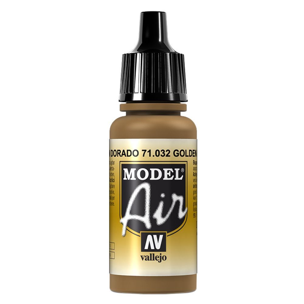 Vallejo - 71.032 Model Air Paint 17ml - Golden Brown