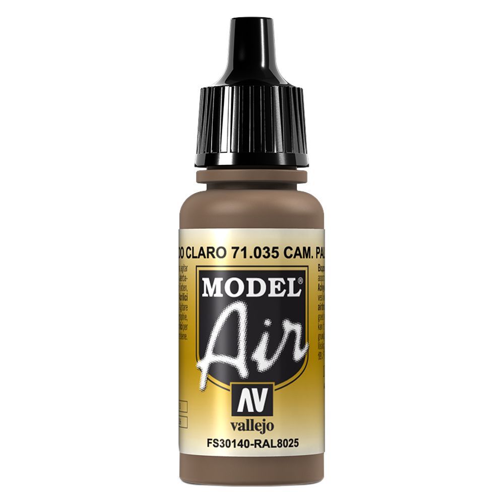 Vallejo - 71.035 Model Air Paint 17ml Camouflage Pale Brown