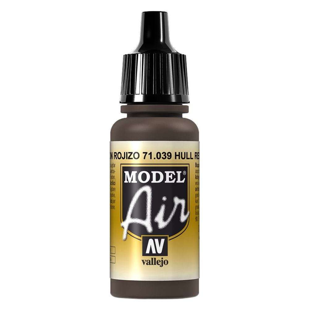 Vallejo - 71.039 Model Air Paint 17ml - Hull Red