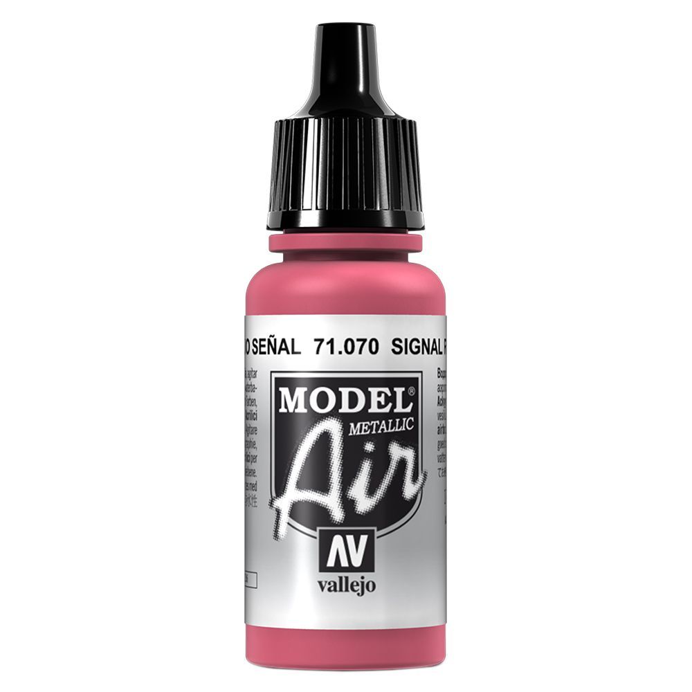 Vallejo - 71.070 Model Air Paint 17ml - Metallic Signal Red