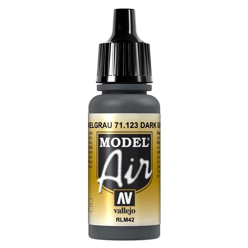 Vallejo - 71.123 Model Air Paint 17ml - Dark Grey RLM42