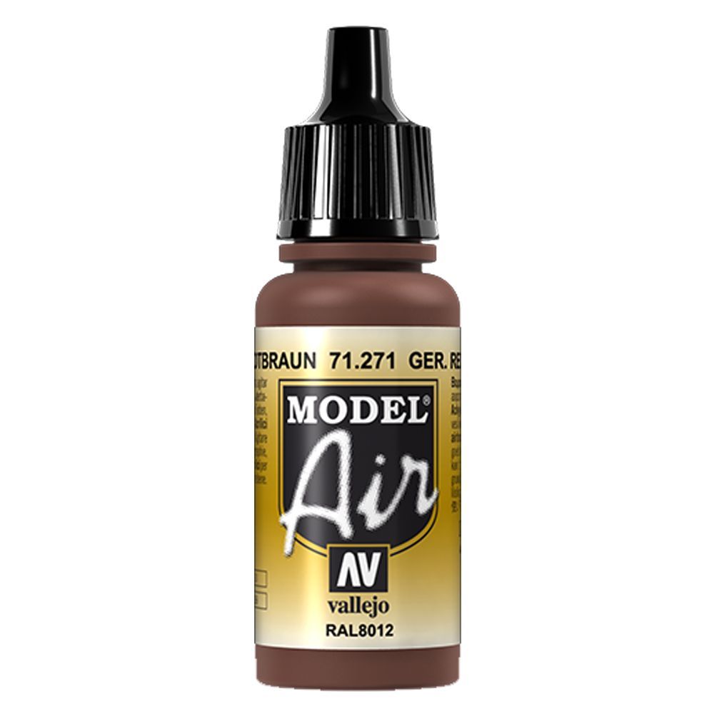 Vallejo - 71.271 Model Air Paint 17ml - German Red Brown