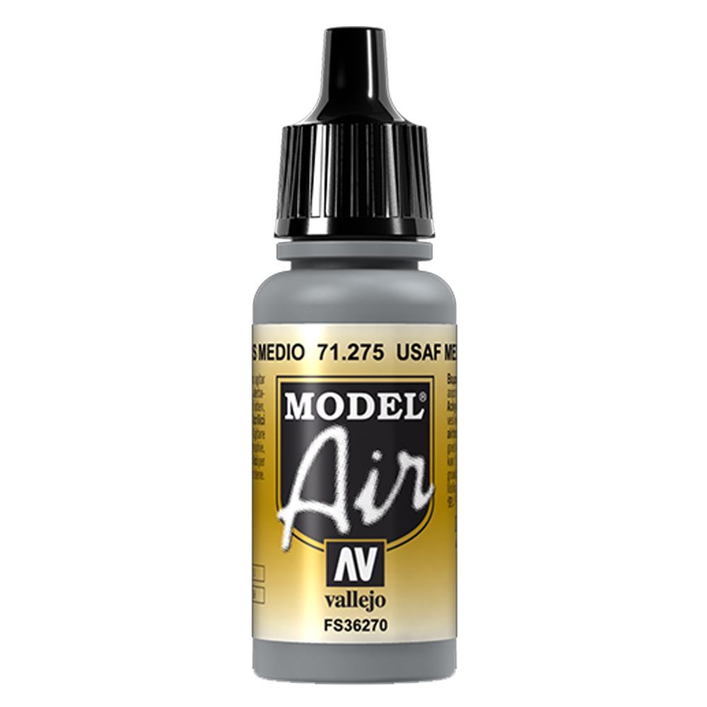 Vallejo - 71.275 Model Air Paint 17ml - USAF Medium Gray