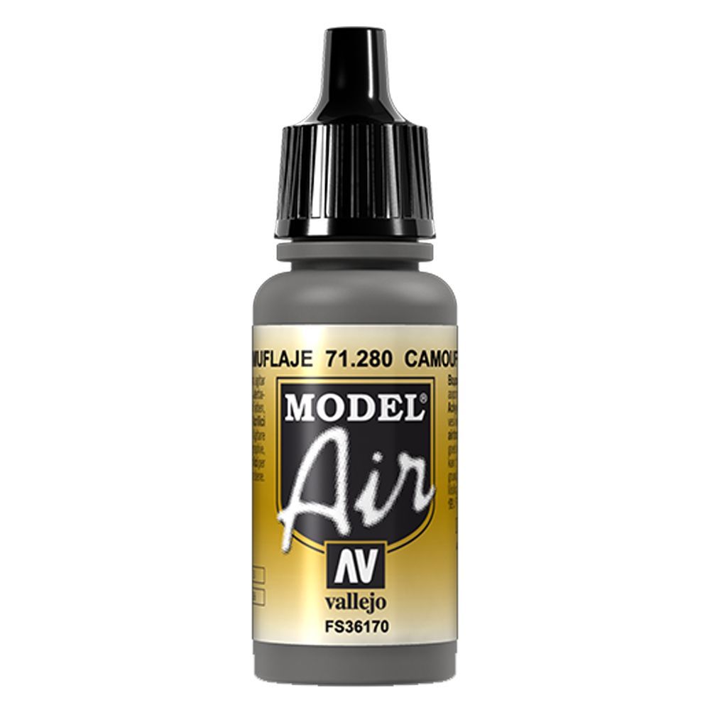 Vallejo - 71.280 Model Air Paint 17ml - Camouflage Gray