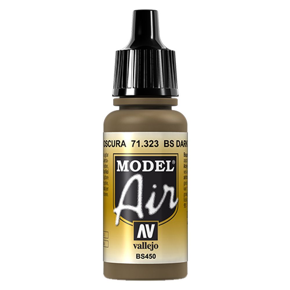 Vallejo - 71.323 Model Air Paint 17ml - BS Dark Earth