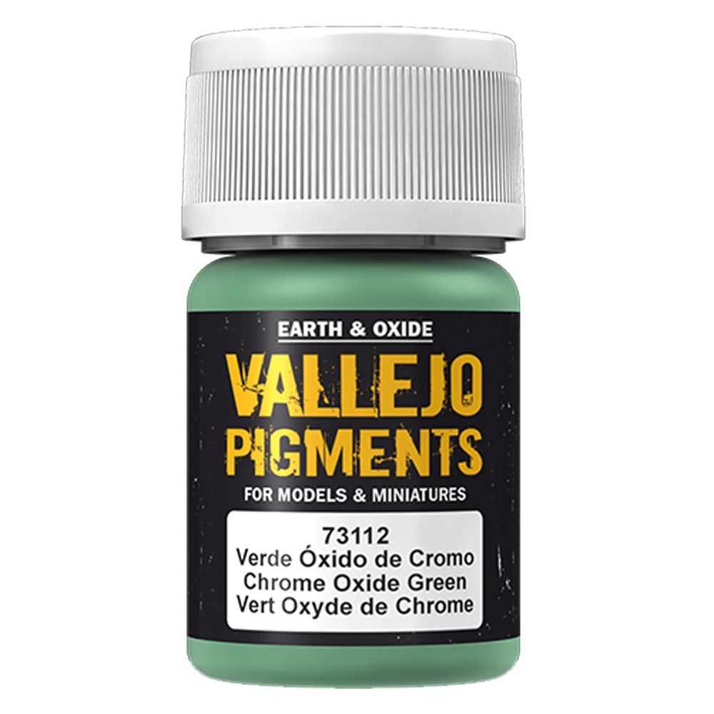 Vallejo - 73.112 Pigment 35ml - Chrome Oxide Green