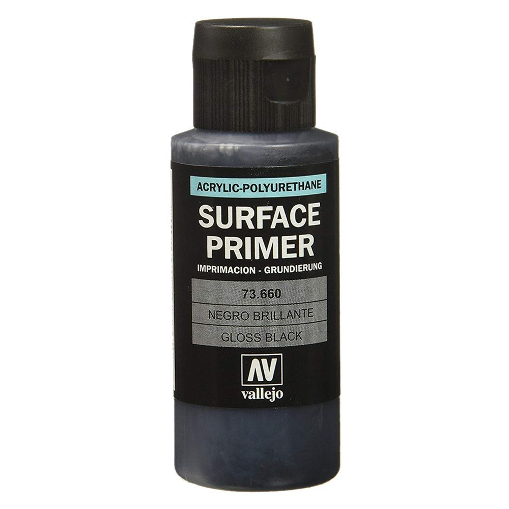 Vallejo - 73.660 Surface Primer 60ml - Gloss Black