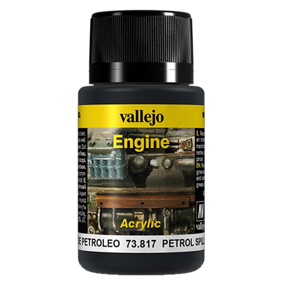 Vallejo Weathering Effects Engine 40ml - Petrol Spills