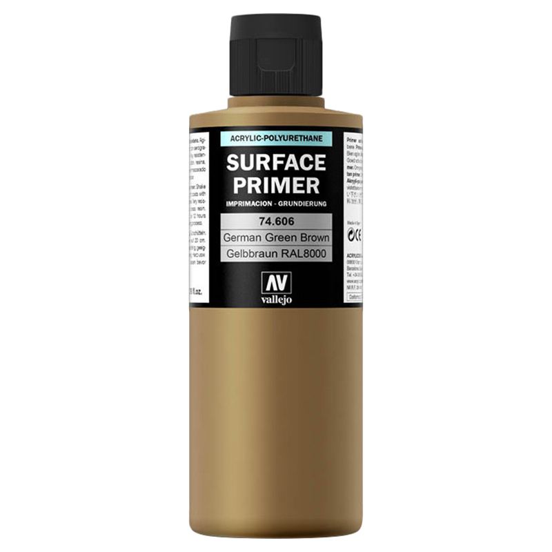 Vallejo - 74.606 Surface Primer - 200ml - German Green Brown