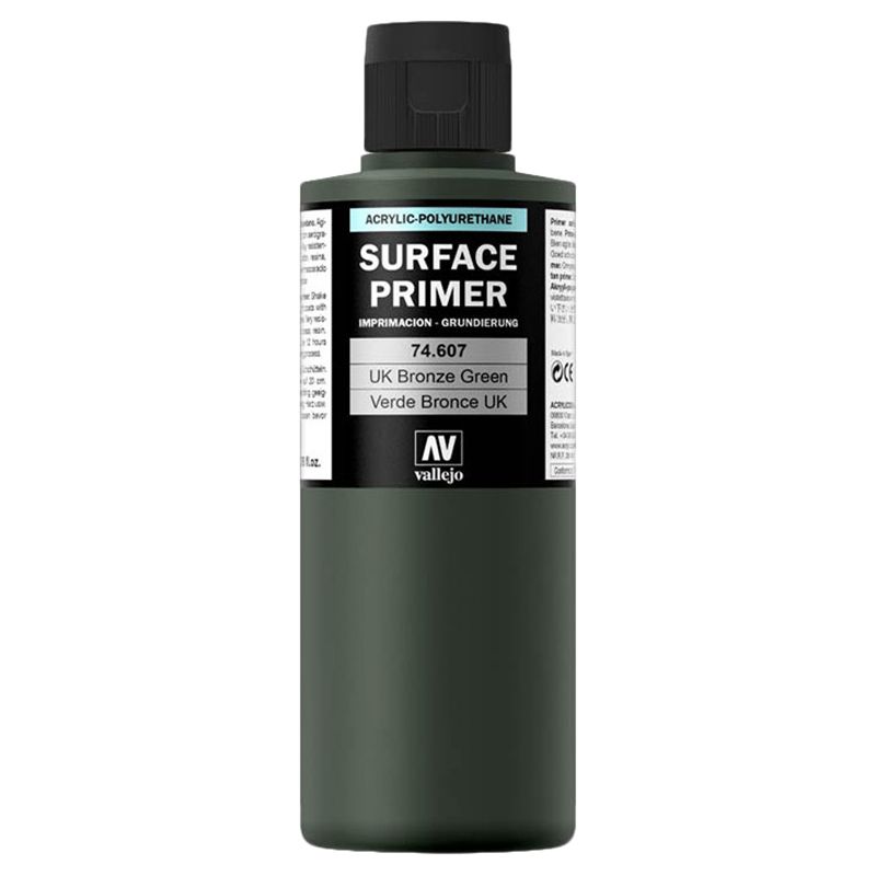 Vallejo - 74.607 Surface Primer - 200ml - UK Bronze Green