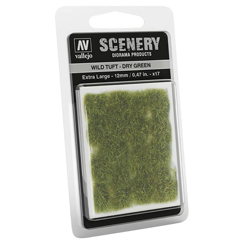 Vallejo - SC424 Scenery Wild Tuft - Extra Large - Dry Green