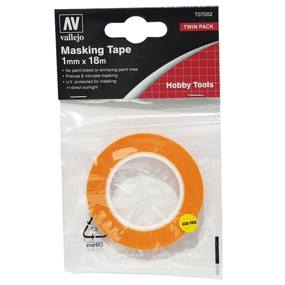 Vallejo - Precision Masking Tape 1x18mm - Twin Pack