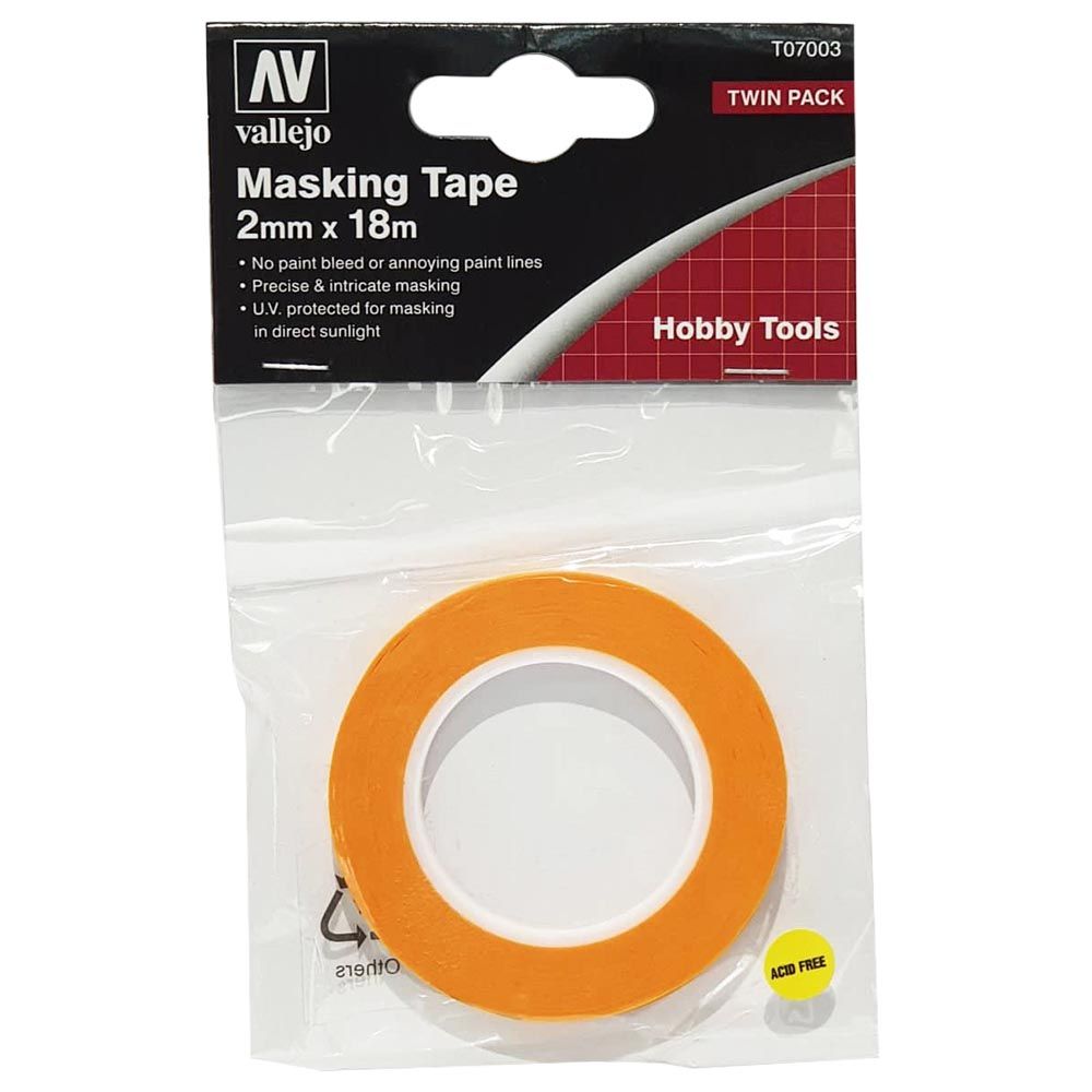 Vallejo - Precision Masking Tape 2x18mm - Twin Pack