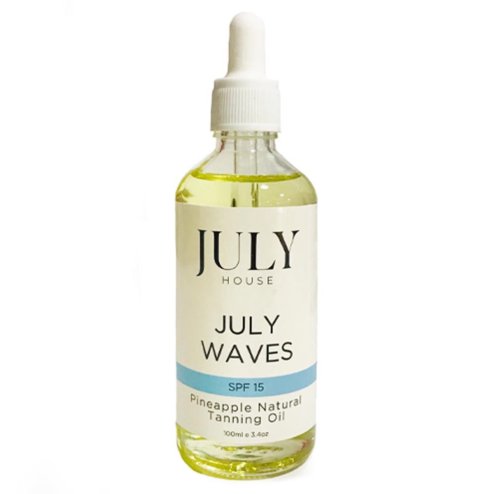 July House - July Waves SPF15 Pineapple Tanning Oil 