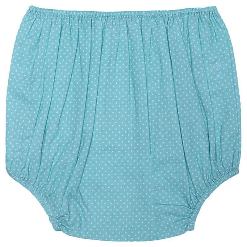 Jules & Juliette - Baby Girl Alana Cotton Bloomer - Green Dots