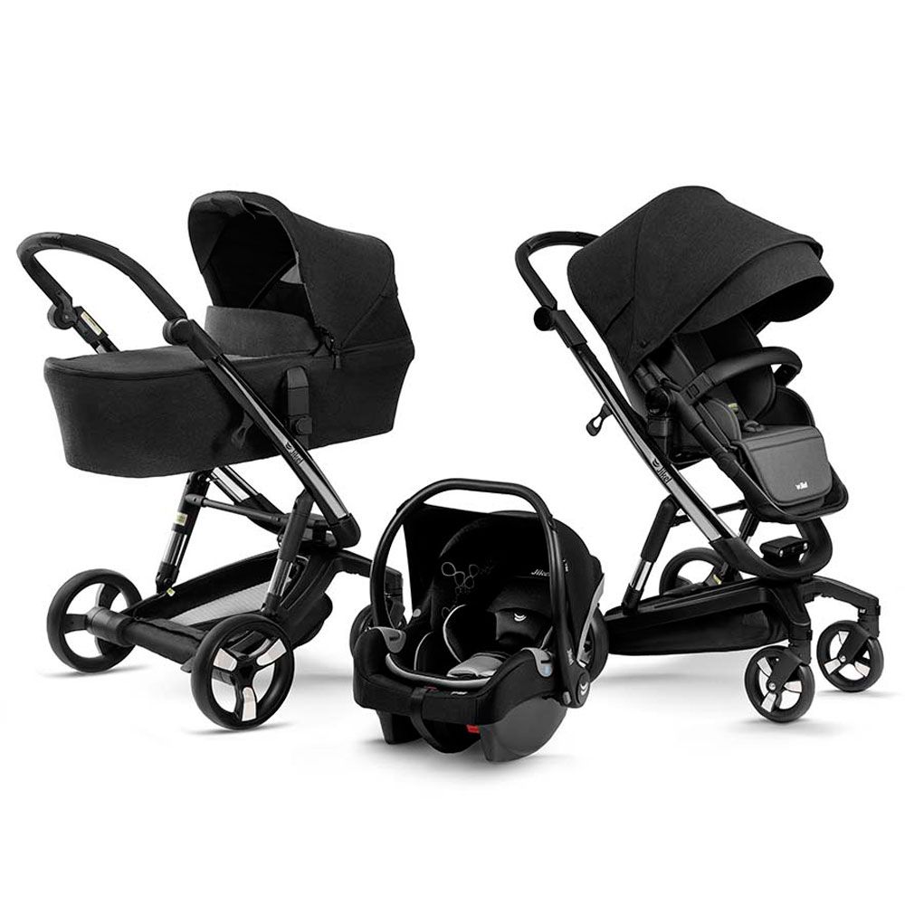 Jikel - Diamond Trio Travel System - Charcoal (Exclusive)