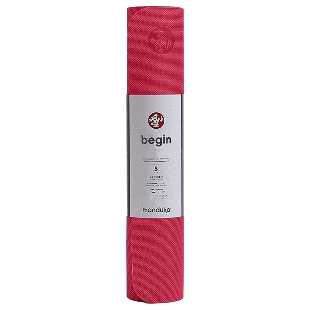 Manduka - Begin Yoga Mat - Dark Pink