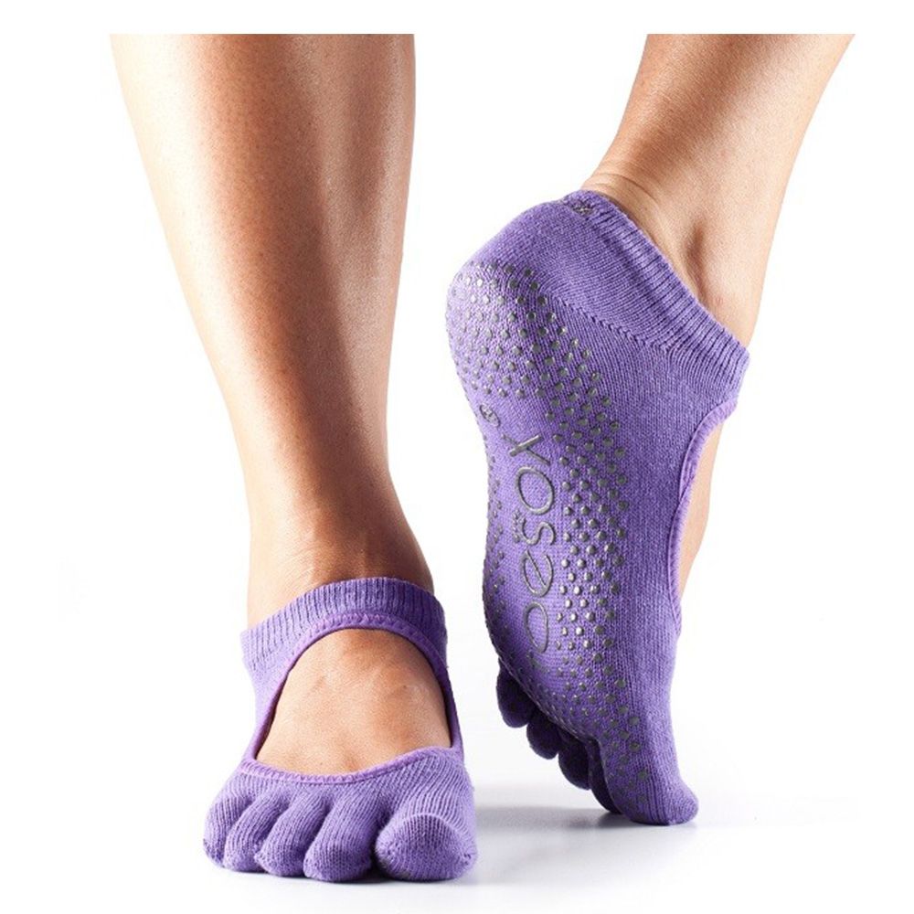 Toesox - Full Toe Bellarina Socks - Purple