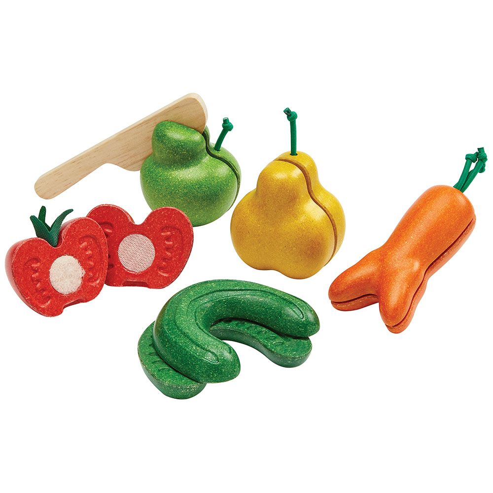 Plan Toys - Wonky Fruit & Vegetables