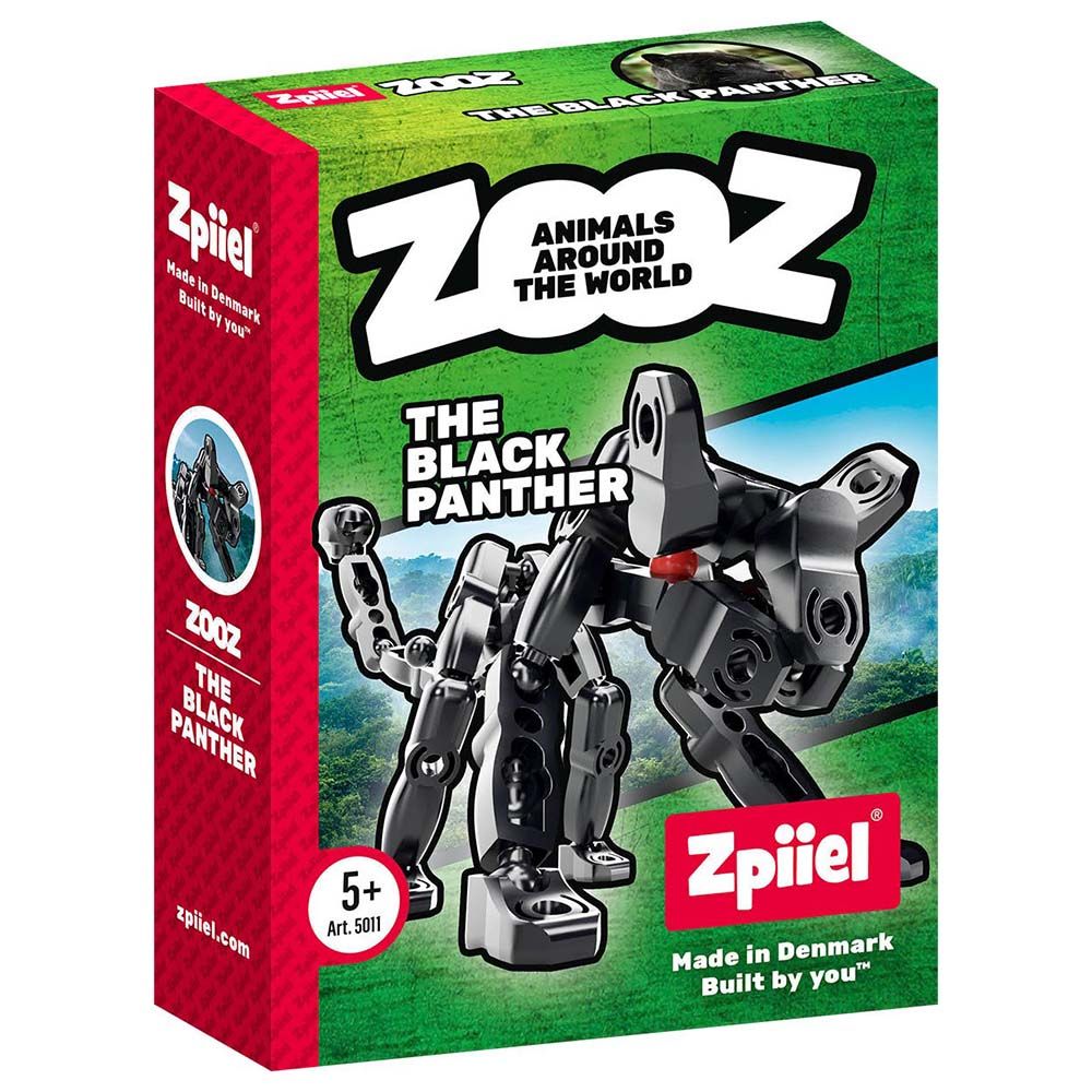 Zpiiel - Zooz The Black Panther Building Set 28pcs