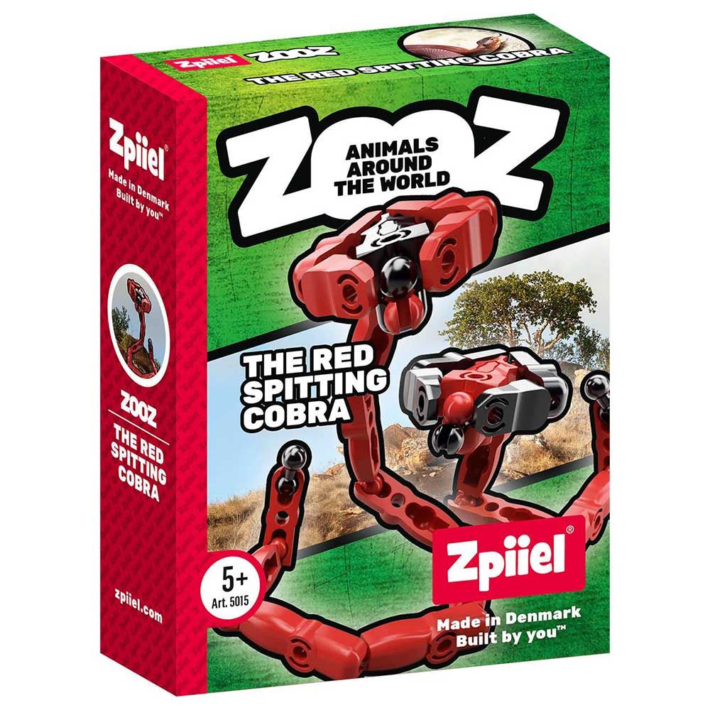 Zpiiel - Zooz The Spitting Cobra Building Set 31pcs - Red