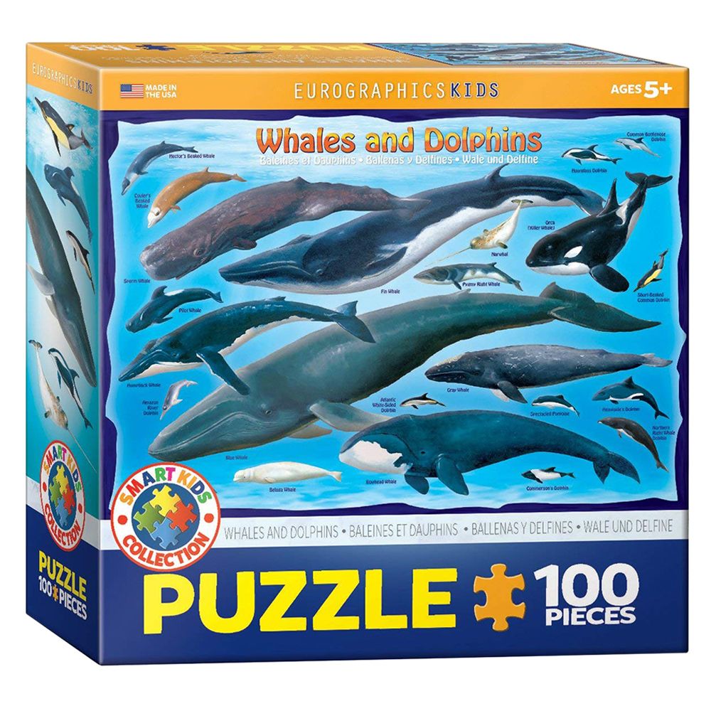 EuroGraphics Toys - Whales & Dolphins Puzzle