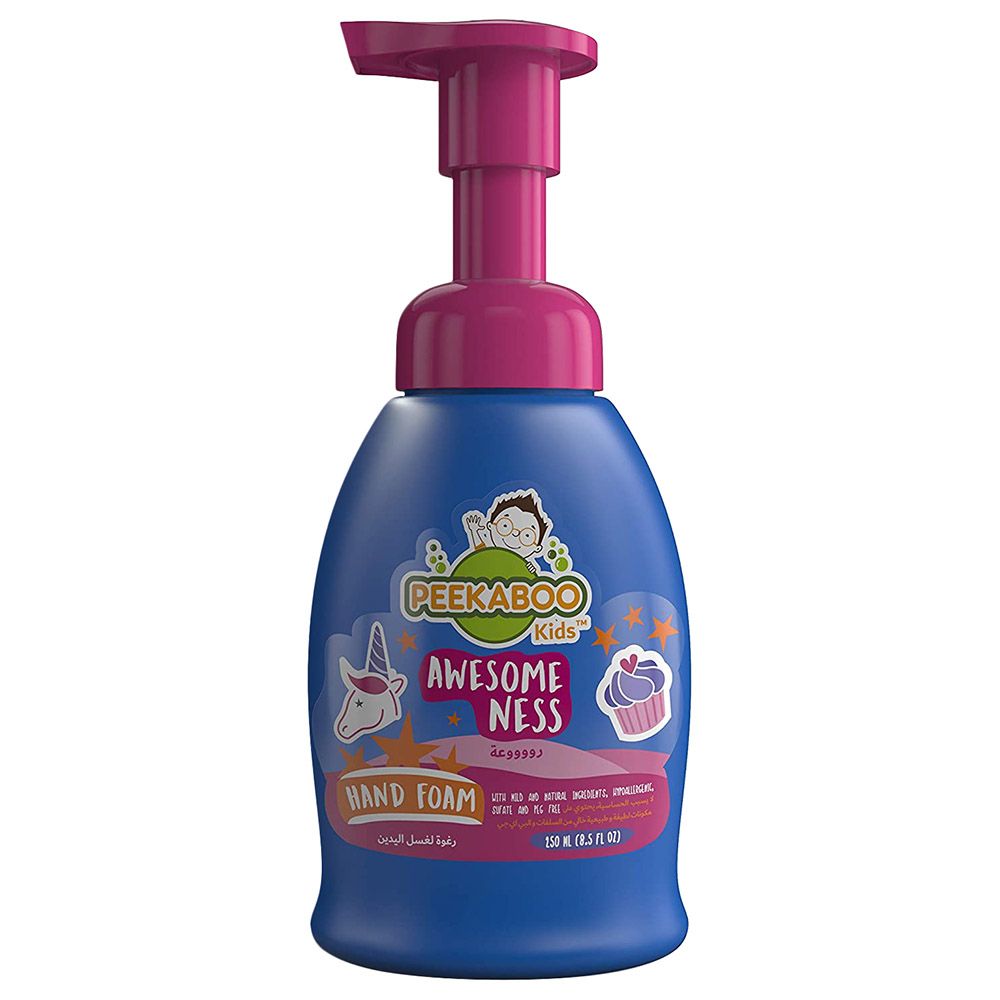 Peekaboo - Kids Hand Mousse 250ml Foam 4 Fun - Awesomeness