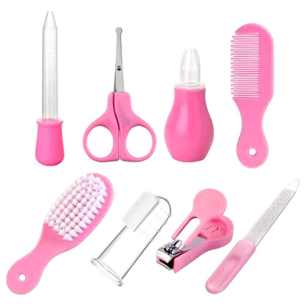 Cherubs - Baby Grooming Kit 8Pcs-Set - Pink