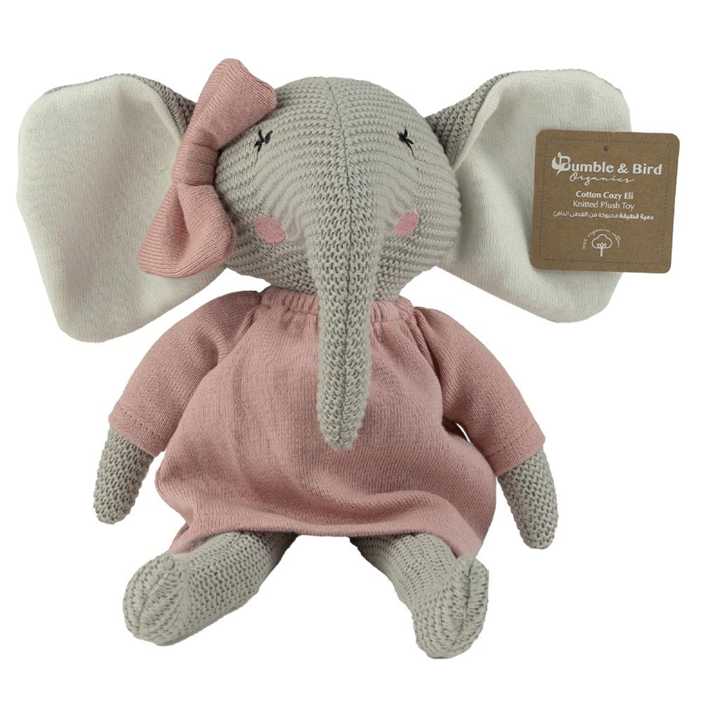 Bumble & Bird - Knitted Toy - Elephant (Exclusive)