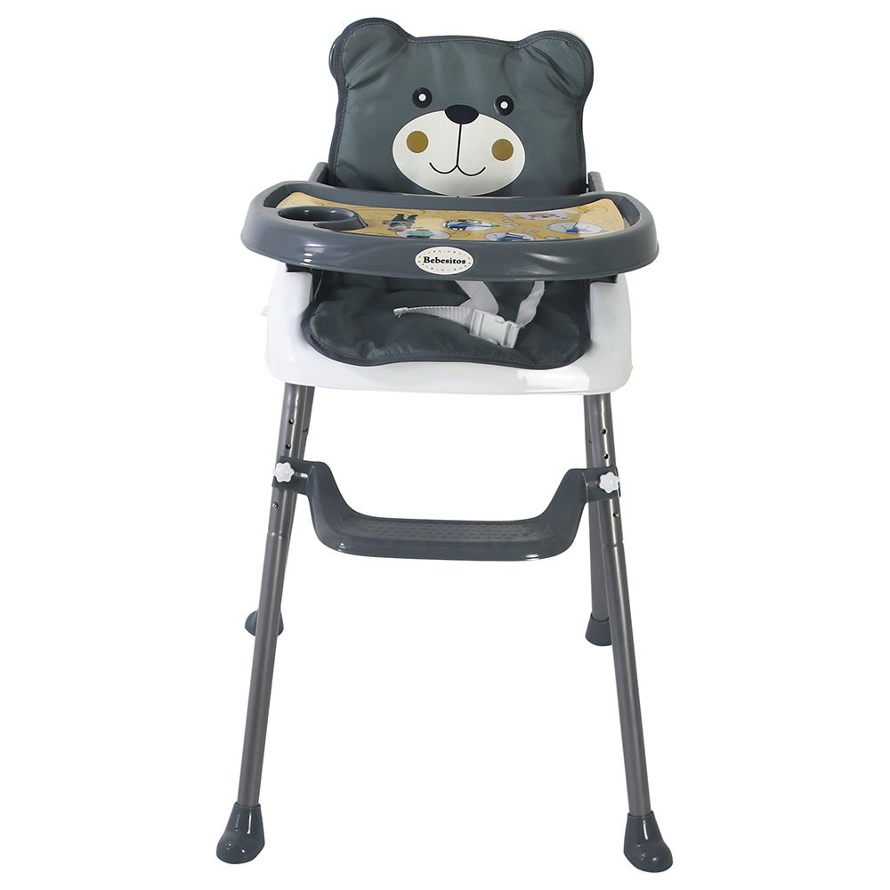 Bebesitos - 3-In-1 Foldable Highchair w/ Removable Cushion - Grey