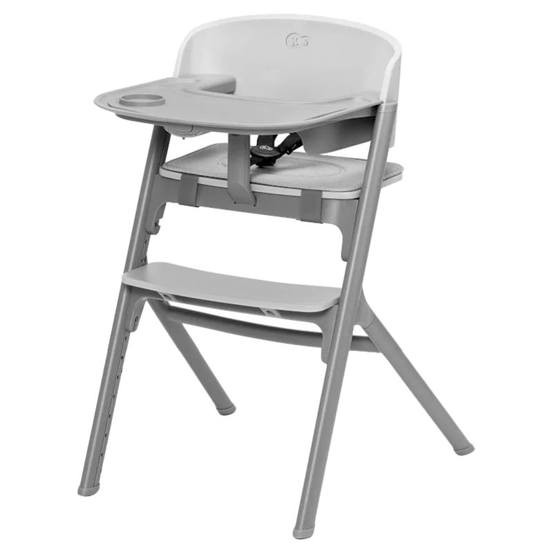 Kinderkraft - 4-in-1 Highchair And Bouncer - Igee Grey