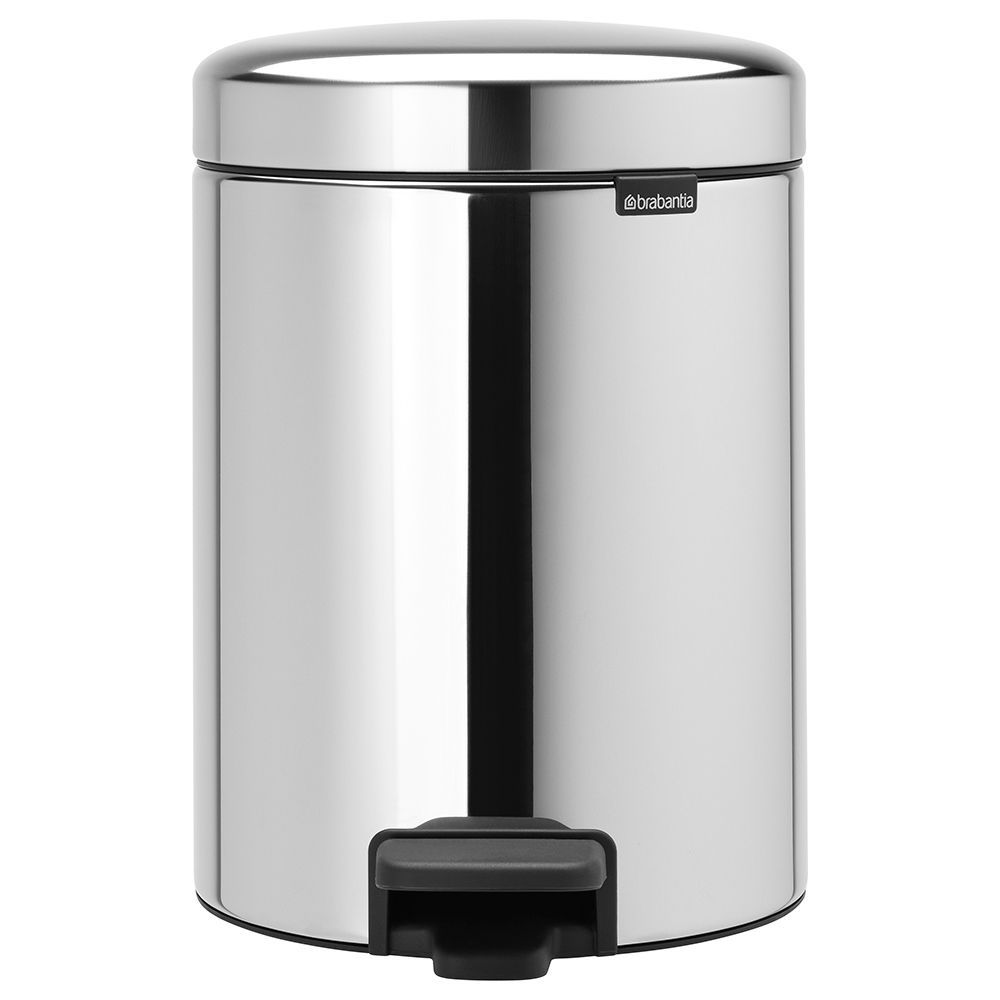 Brabantia - Pedal Bin Newicon 5L Bucket - Brilliant Steel