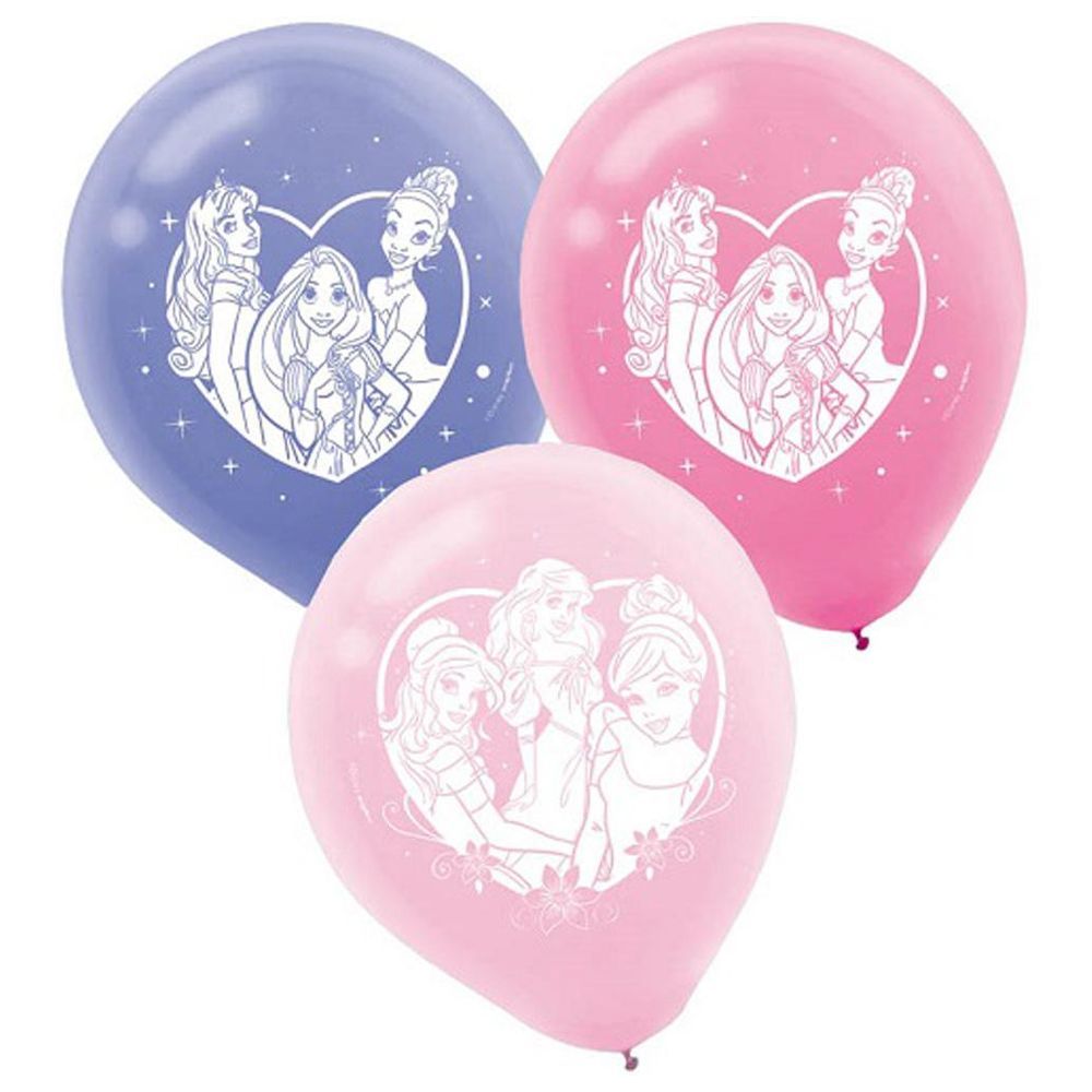 Disney Princess Latex Balloon 12" 6pcs