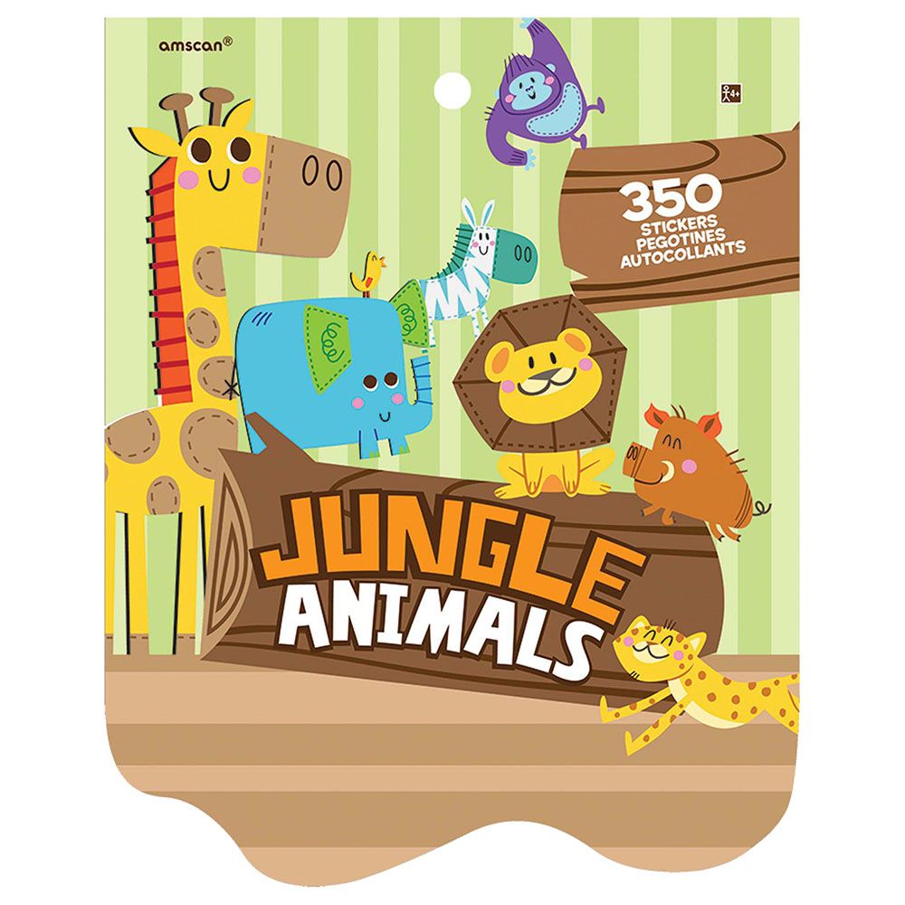 Amscan - Jungle Animals Sticker Book