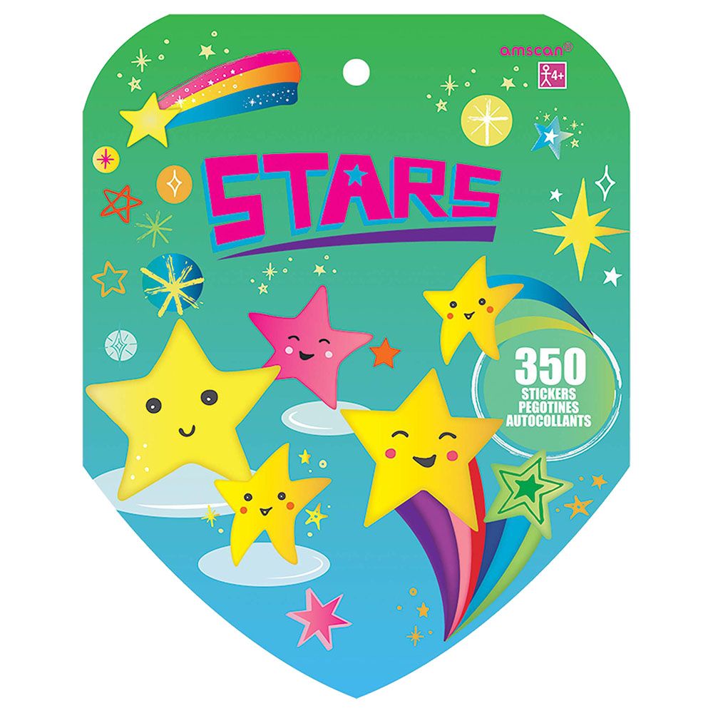 Amscan - Stars Book Sticker